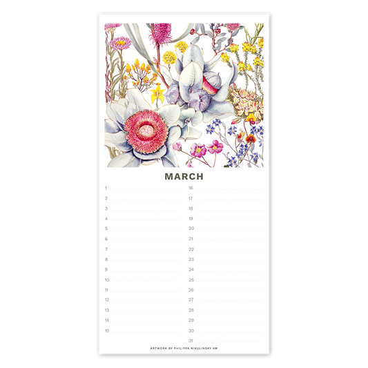 Perpetual Calendar - Australian Flora