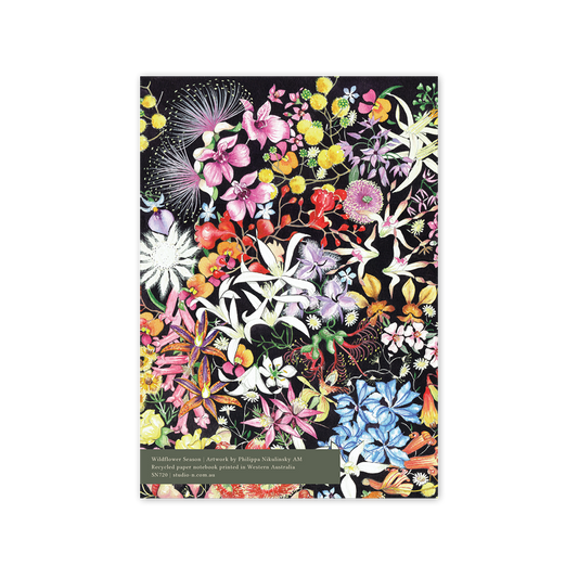 Wildflower Season A5 Notebook – Unlined