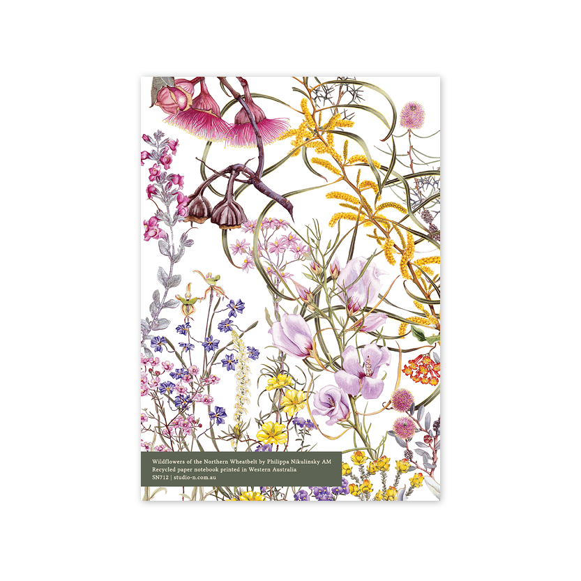 Wildflowers Northern Wheatbelt A5 Notebook – Unlined