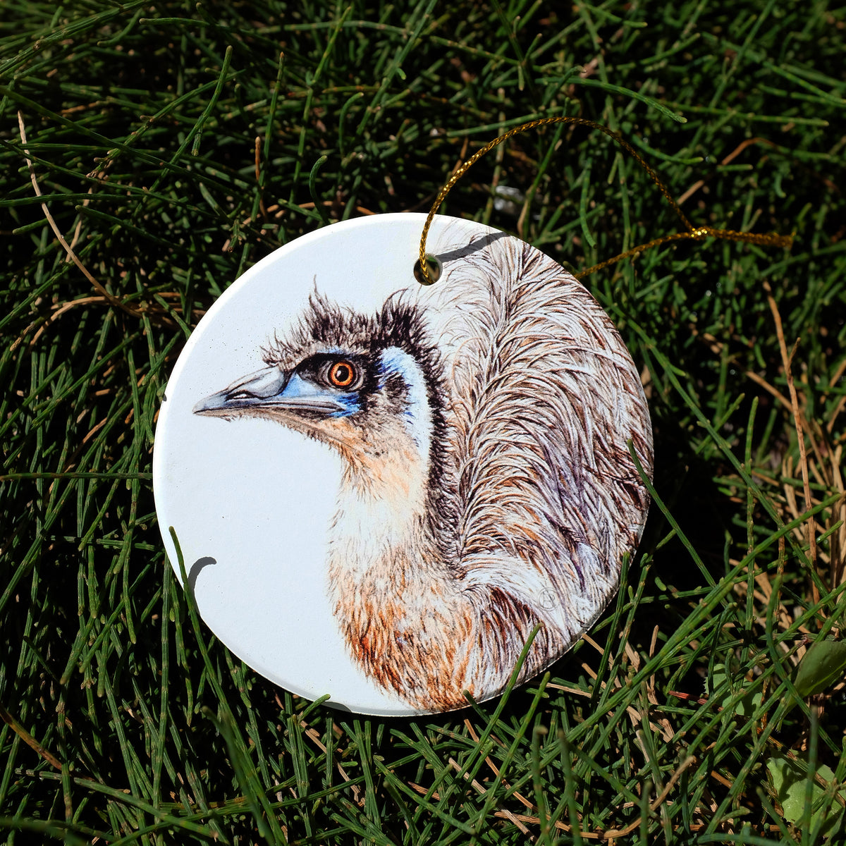 Emu Australian Wildlife Christmas Ornament