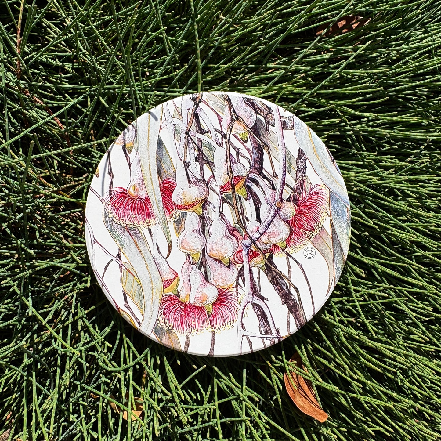 Silver Princess Australian Botanical Art Coaster