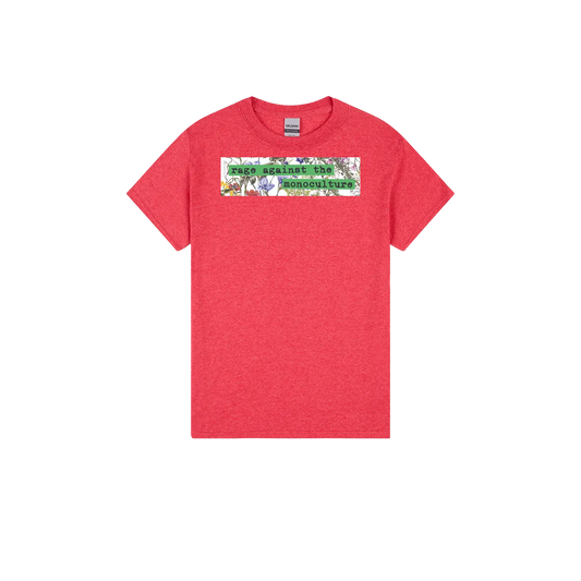 Heather Red front flat lay