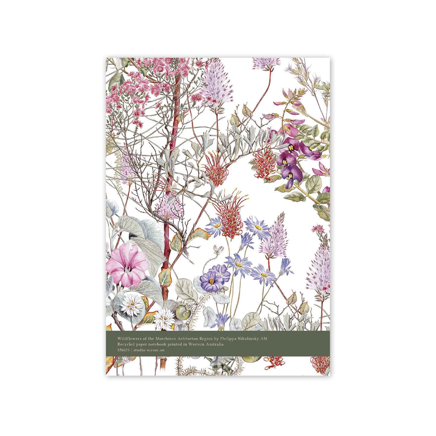 Wildflowers of the Murchison Ashburton A5 Notebook