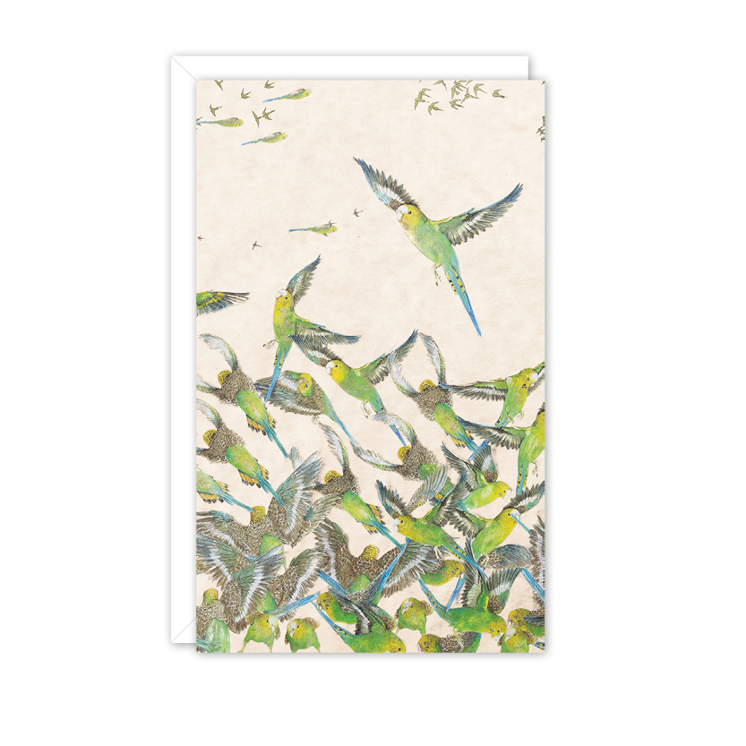 Budgies Australian Wildlife Card — Small