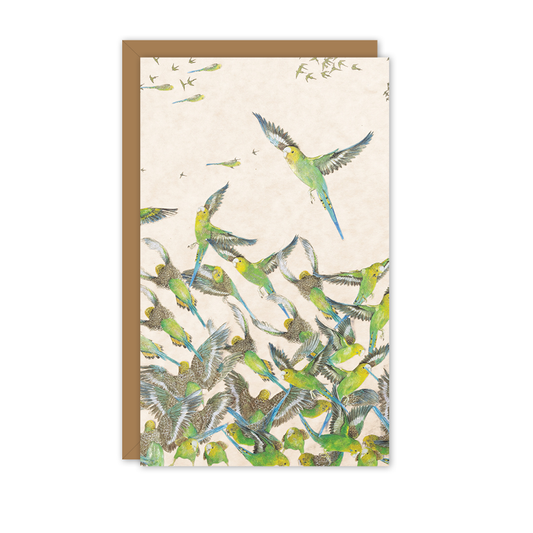 Small Card: Budgies