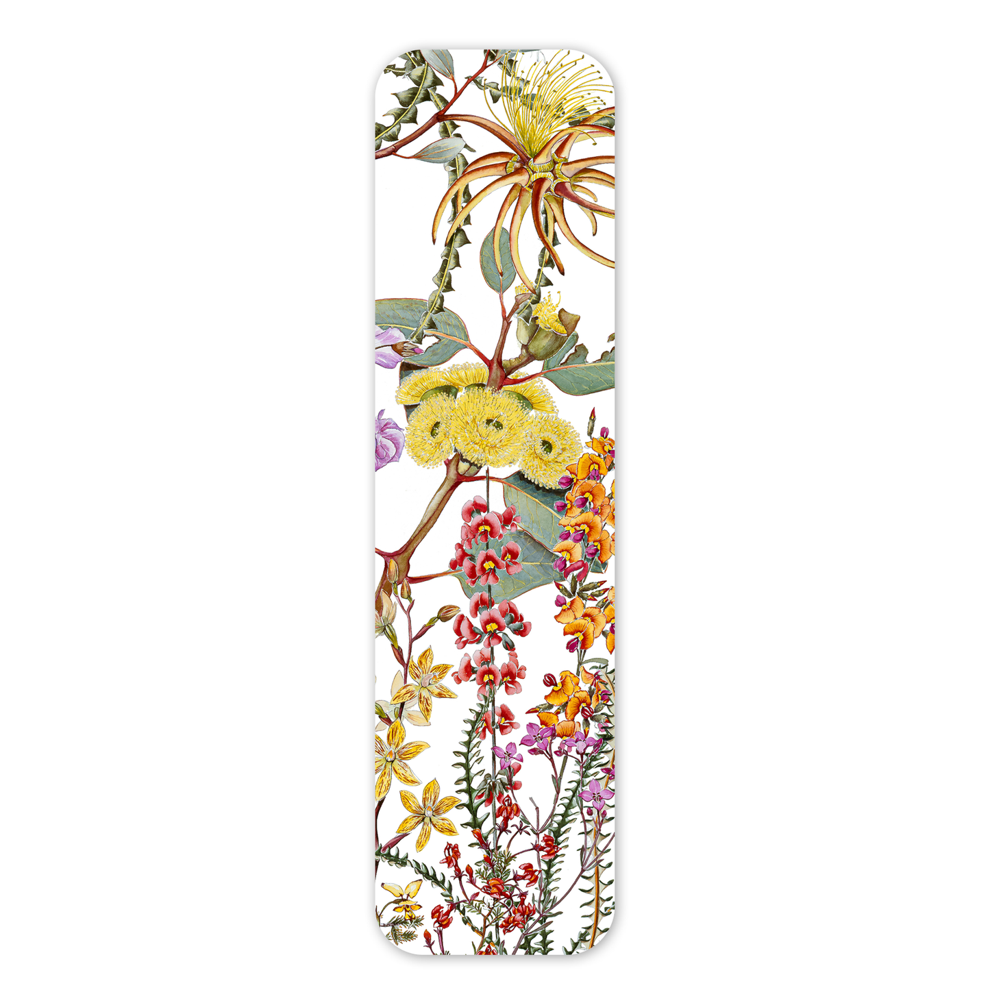 Eucalypts & Peas — Australian Botanical Bookmark
