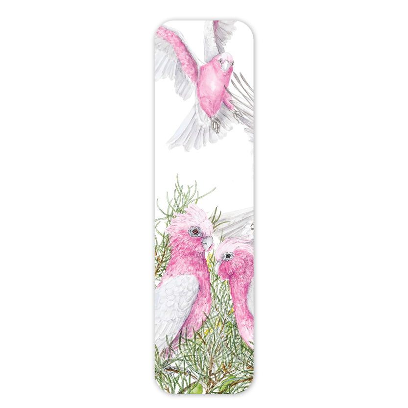 Galahs — Australian Wildlife Bookmark