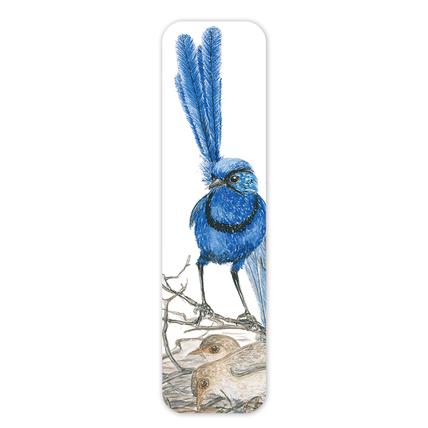 Fairy wren family — Australian Wildlife Bookmark