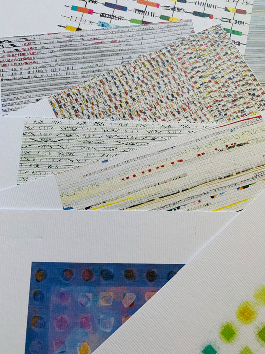 pattern, rhythm & invisible thread: Eveline Kotai art cards