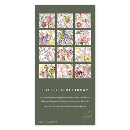 Perpetual Calendar - Australian Flora