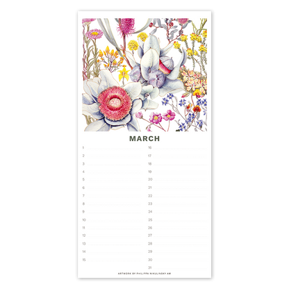 Perpetual Calendar - Australian Flora