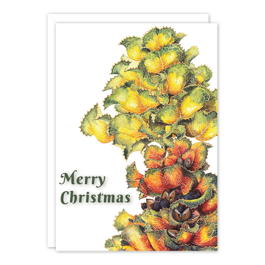 A6 Card: Christmas Royal Hakea