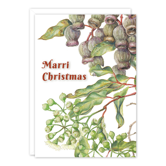 A6 Card: Marri Christmas