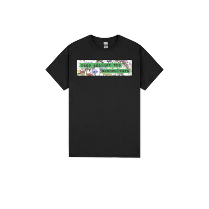 Black front flat lay