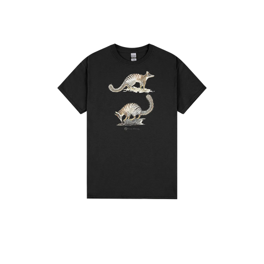 Black front flat lay