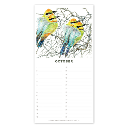 Perpetual Calendar - Australian Birds