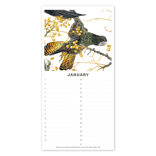 Perpetual Calendar - Australian Birds