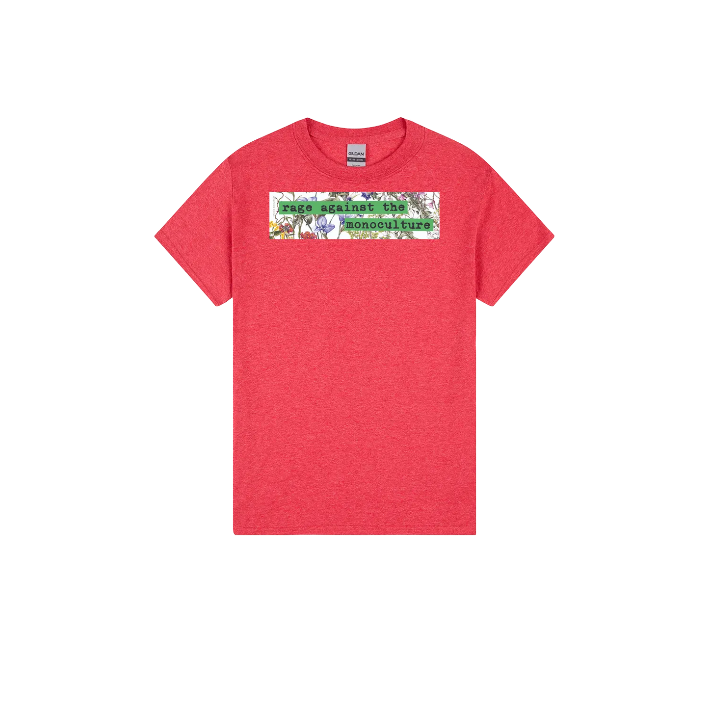 Heather Red front flat lay