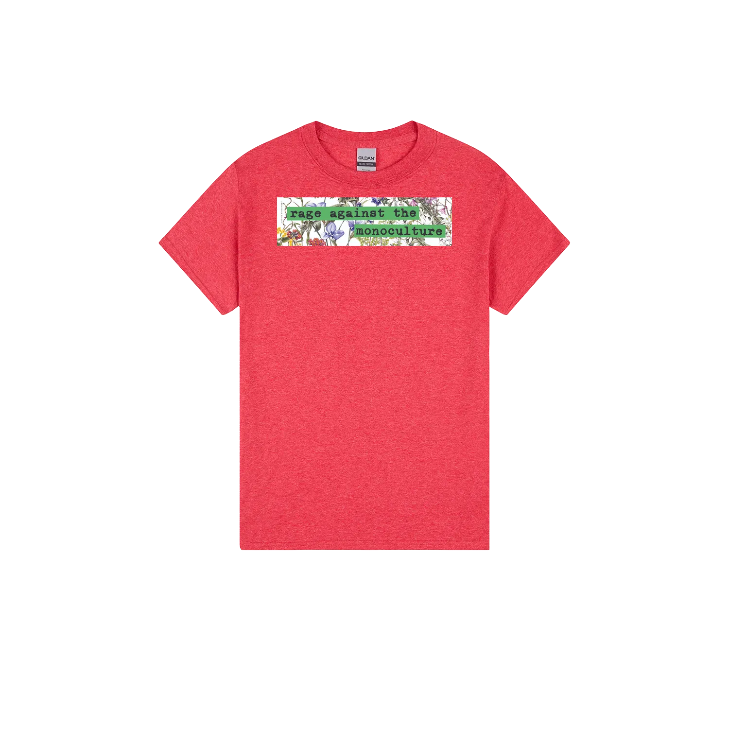 Heather Red front flat lay