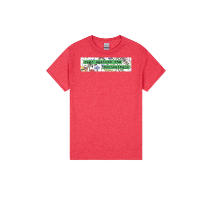 Heather Red front flat lay