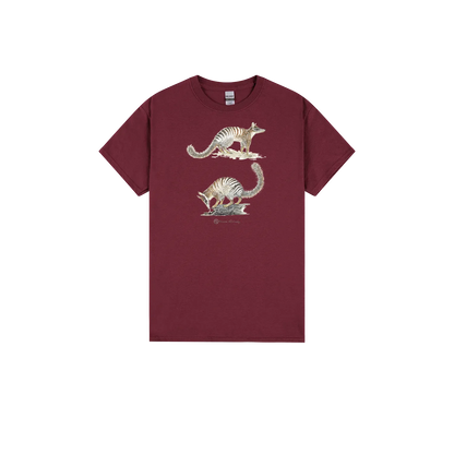 Maroon front flat lay