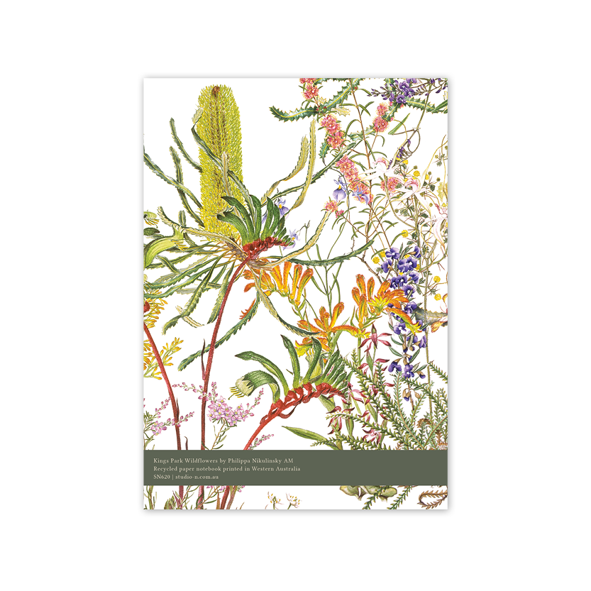 A5 Notebook: Wildflowers of King's Park – STUDIO NIKULINSKY