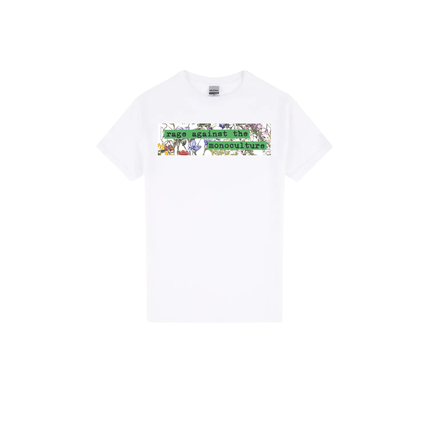 White front flat lay