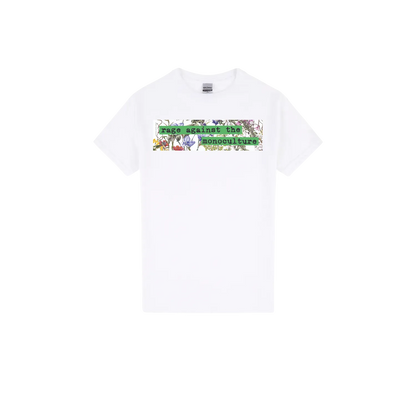 White front flat lay