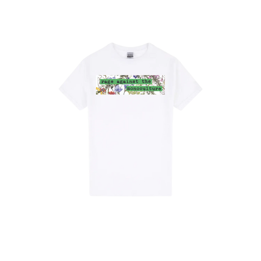 White front flat lay