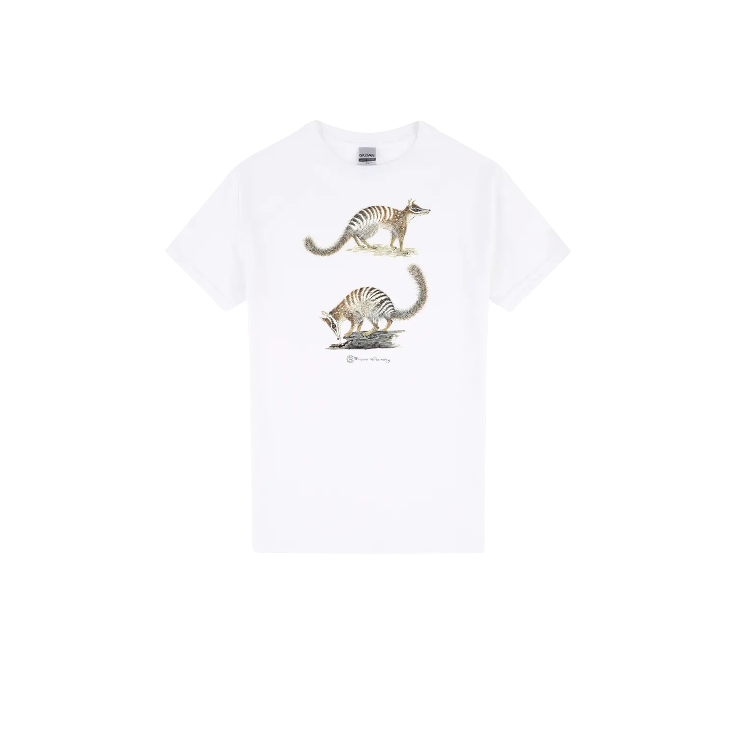 White front flat lay