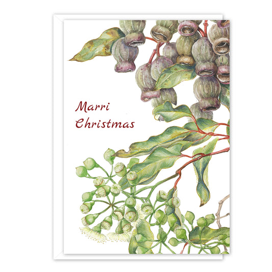 A6 Card: Marri Christmas