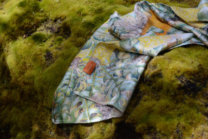 Silk Scarf: Bull Banksia