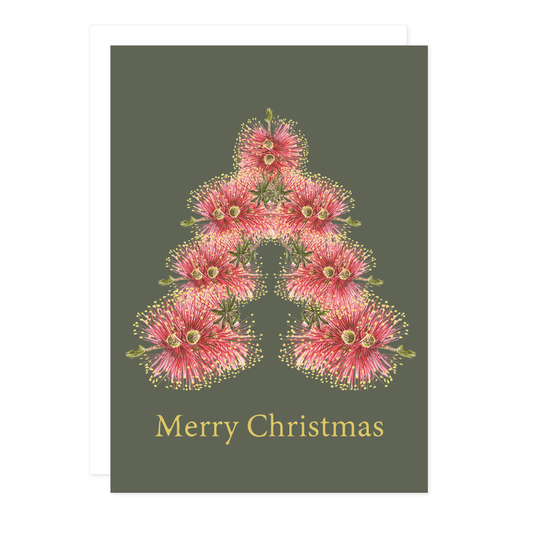 A6 Card: Merry Christmas Tree Card
