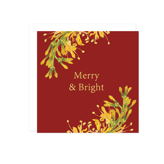 Square Card: Merry & Bright Christmas Card