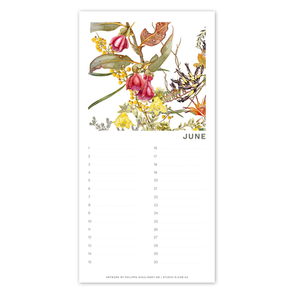 Perpetual Calendar - Australian Wildflowers