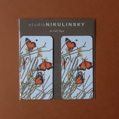 Rectangle Gift Tag Pack: Butterflies